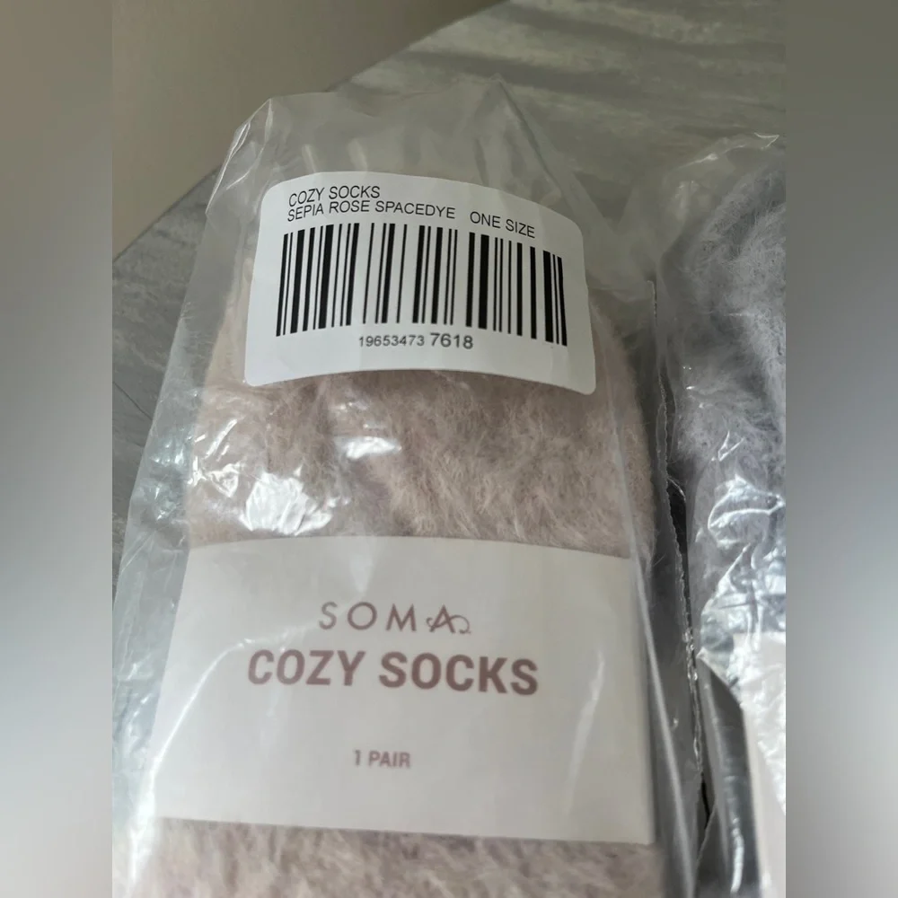 Soma cozy socks (4 pair) 1 of each color